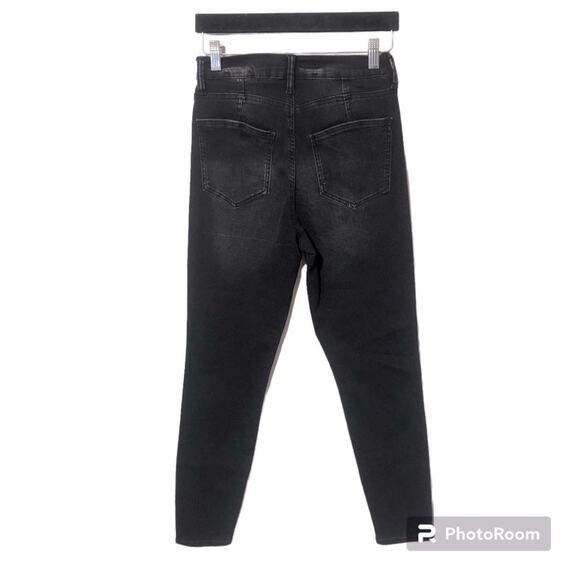 Altar’d State Jeans Women’s Sz 27 High Rise Grunge Black Stretch Deb Boho Hippie - Picture 5 of 12